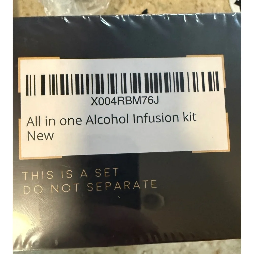 Crafty Mixologist All-In-One Alcohol Infusion Kit with 2 Decanters & Botanicals